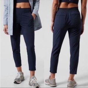 Athleta Brooklyn Navy Blue Ankle Pants